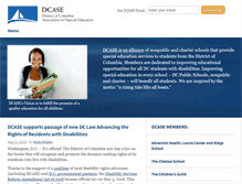 Tablet Screenshot of dcase.org